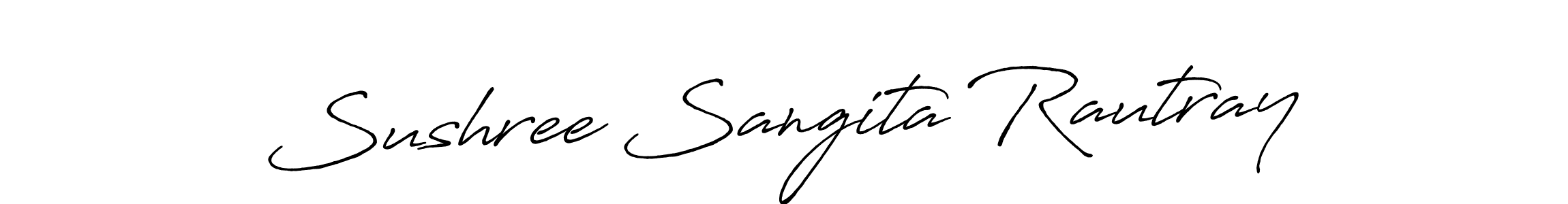 Similarly Antro_Vectra_Bolder is the best handwritten signature design. Signature creator online .You can use it as an online autograph creator for name Sushree Sangita Rautray. Sushree Sangita Rautray signature style 7 images and pictures png