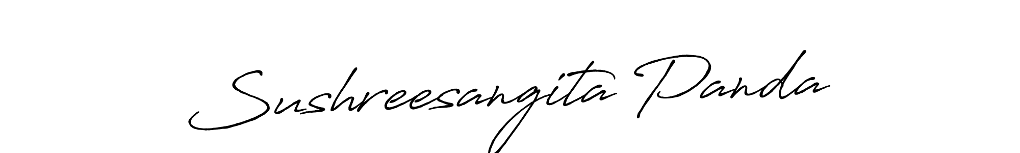 if you are searching for the best signature style for your name Sushreesangita Panda. so please give up your signature search. here we have designed multiple signature styles  using Antro_Vectra_Bolder. Sushreesangita Panda signature style 7 images and pictures png