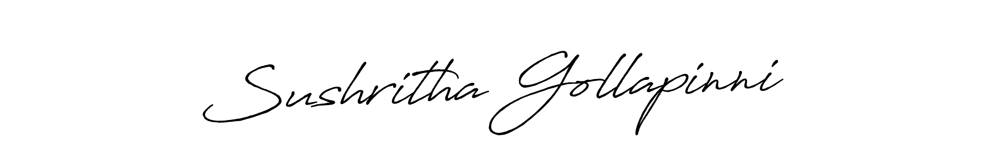 Sushritha Gollapinni stylish signature style. Best Handwritten Sign (Antro_Vectra_Bolder) for my name. Handwritten Signature Collection Ideas for my name Sushritha Gollapinni. Sushritha Gollapinni signature style 7 images and pictures png