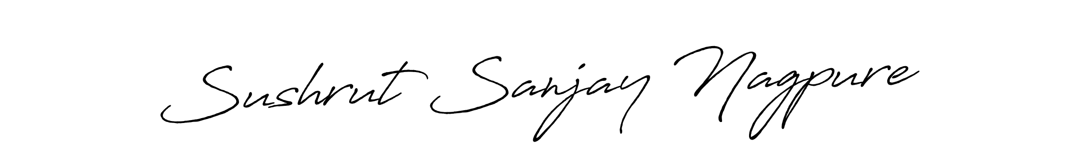 Antro_Vectra_Bolder is a professional signature style that is perfect for those who want to add a touch of class to their signature. It is also a great choice for those who want to make their signature more unique. Get Sushrut Sanjay Nagpure name to fancy signature for free. Sushrut Sanjay Nagpure signature style 7 images and pictures png