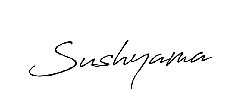 Design your own signature with our free online signature maker. With this signature software, you can create a handwritten (Antro_Vectra_Bolder) signature for name Sushyama. Sushyama signature style 7 images and pictures png