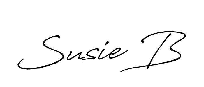 Best and Professional Signature Style for Susie B. Antro_Vectra_Bolder Best Signature Style Collection. Susie B signature style 7 images and pictures png