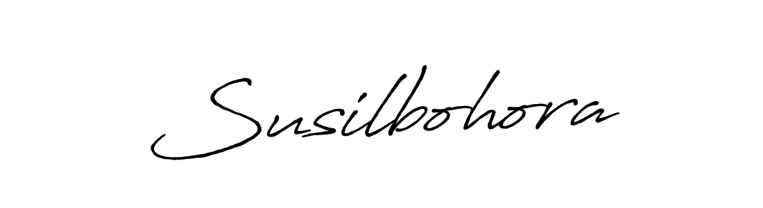Susilbohora stylish signature style. Best Handwritten Sign (Antro_Vectra_Bolder) for my name. Handwritten Signature Collection Ideas for my name Susilbohora. Susilbohora signature style 7 images and pictures png