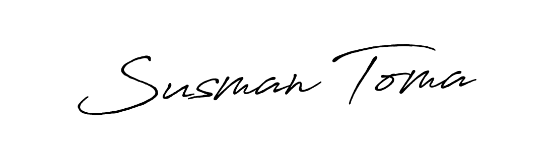 Use a signature maker to create a handwritten signature online. With this signature software, you can design (Antro_Vectra_Bolder) your own signature for name Susman Toma. Susman Toma signature style 7 images and pictures png