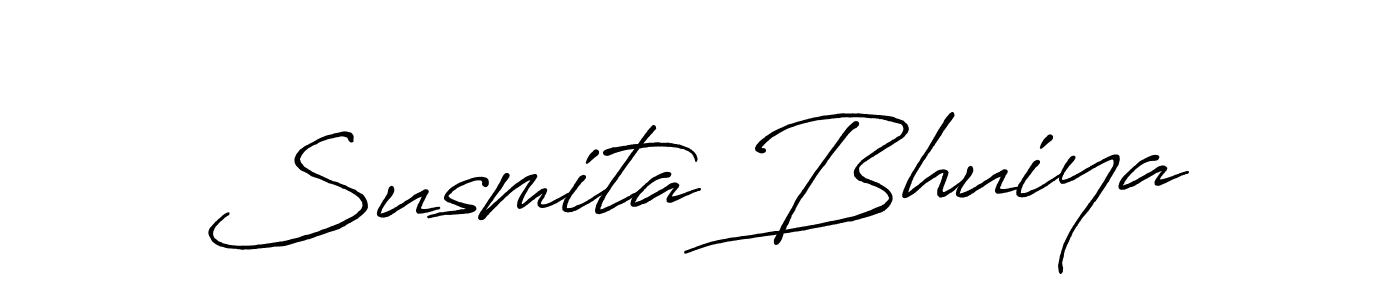 Use a signature maker to create a handwritten signature online. With this signature software, you can design (Antro_Vectra_Bolder) your own signature for name Susmita Bhuiya. Susmita Bhuiya signature style 7 images and pictures png