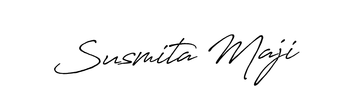 Design your own signature with our free online signature maker. With this signature software, you can create a handwritten (Antro_Vectra_Bolder) signature for name Susmita Maji. Susmita Maji signature style 7 images and pictures png