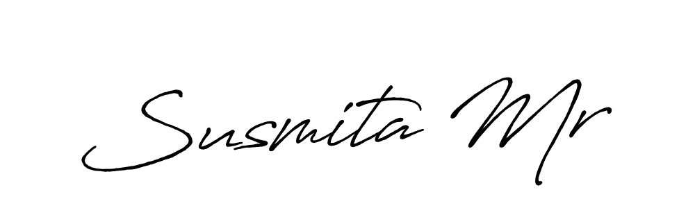 if you are searching for the best signature style for your name Susmita Mr. so please give up your signature search. here we have designed multiple signature styles  using Antro_Vectra_Bolder. Susmita Mr signature style 7 images and pictures png