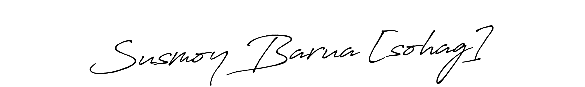 Design your own signature with our free online signature maker. With this signature software, you can create a handwritten (Antro_Vectra_Bolder) signature for name Susmoy Barua [sohag]. Susmoy Barua [sohag] signature style 7 images and pictures png