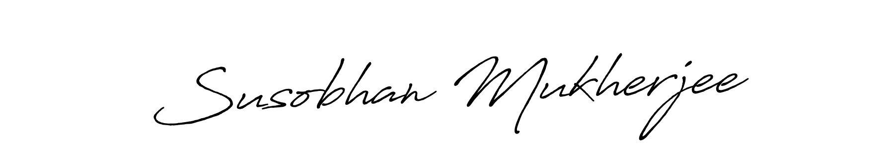 It looks lik you need a new signature style for name Susobhan Mukherjee. Design unique handwritten (Antro_Vectra_Bolder) signature with our free signature maker in just a few clicks. Susobhan Mukherjee signature style 7 images and pictures png