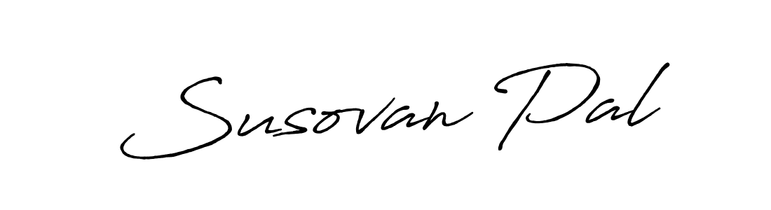 Create a beautiful signature design for name Susovan Pal. With this signature (Antro_Vectra_Bolder) fonts, you can make a handwritten signature for free. Susovan Pal signature style 7 images and pictures png