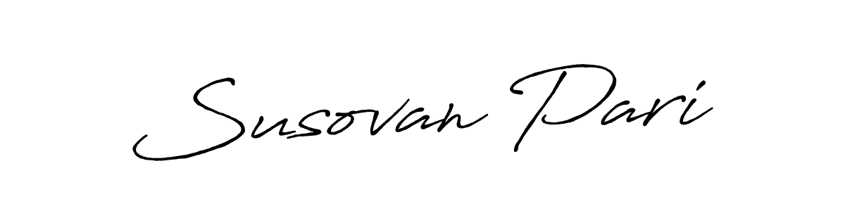 Make a beautiful signature design for name Susovan Pari. Use this online signature maker to create a handwritten signature for free. Susovan Pari signature style 7 images and pictures png