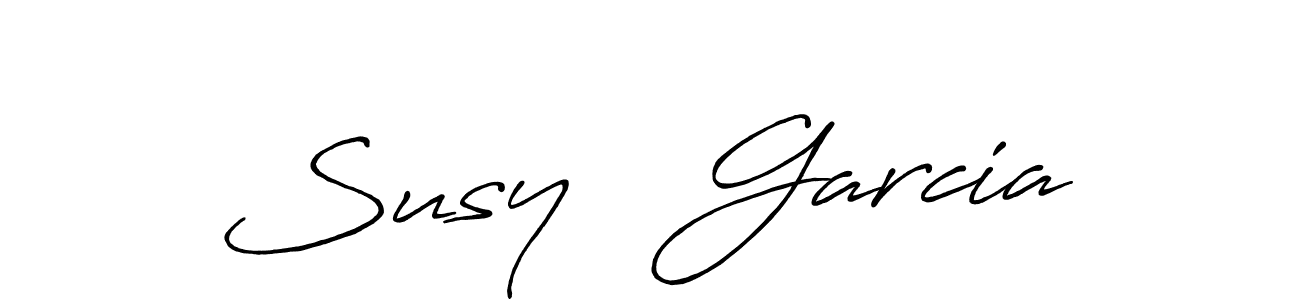 Use a signature maker to create a handwritten signature online. With this signature software, you can design (Antro_Vectra_Bolder) your own signature for name Susy   Garcia. Susy   Garcia signature style 7 images and pictures png