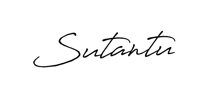 Make a beautiful signature design for name Sutantu. Use this online signature maker to create a handwritten signature for free. Sutantu signature style 7 images and pictures png