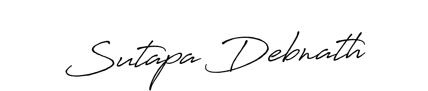 How to make Sutapa Debnath signature? Antro_Vectra_Bolder is a professional autograph style. Create handwritten signature for Sutapa Debnath name. Sutapa Debnath signature style 7 images and pictures png