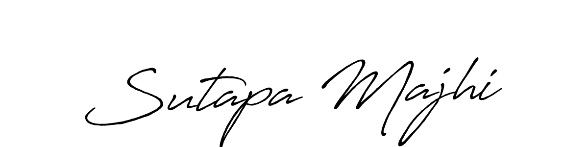 if you are searching for the best signature style for your name Sutapa Majhi. so please give up your signature search. here we have designed multiple signature styles  using Antro_Vectra_Bolder. Sutapa Majhi signature style 7 images and pictures png