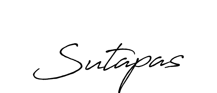 Sutapas stylish signature style. Best Handwritten Sign (Antro_Vectra_Bolder) for my name. Handwritten Signature Collection Ideas for my name Sutapas. Sutapas signature style 7 images and pictures png