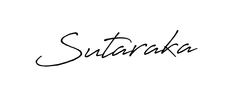 You should practise on your own different ways (Antro_Vectra_Bolder) to write your name (Sutaraka) in signature. don't let someone else do it for you. Sutaraka signature style 7 images and pictures png