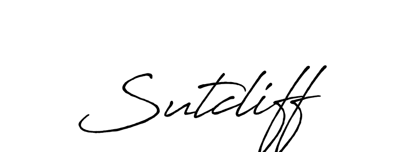 Also You can easily find your signature by using the search form. We will create Sutcliff name handwritten signature images for you free of cost using Antro_Vectra_Bolder sign style. Sutcliff signature style 7 images and pictures png