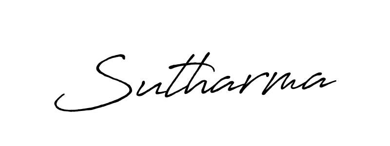 The best way (Antro_Vectra_Bolder) to make a short signature is to pick only two or three words in your name. The name Sutharma include a total of six letters. For converting this name. Sutharma signature style 7 images and pictures png
