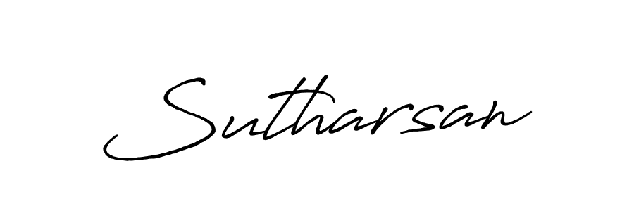 Also You can easily find your signature by using the search form. We will create Sutharsan name handwritten signature images for you free of cost using Antro_Vectra_Bolder sign style. Sutharsan signature style 7 images and pictures png