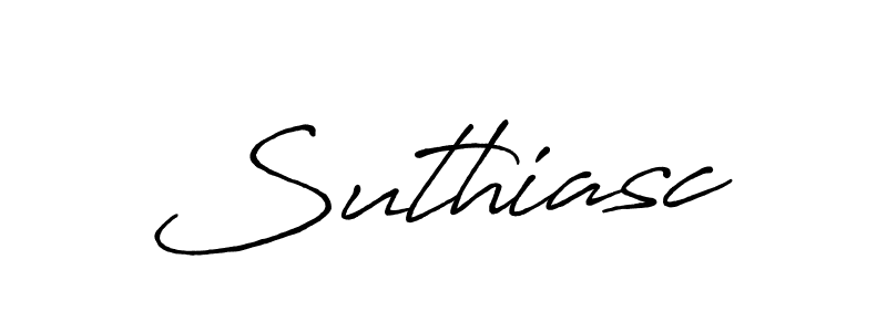 Create a beautiful signature design for name Suthiasc. With this signature (Antro_Vectra_Bolder) fonts, you can make a handwritten signature for free. Suthiasc signature style 7 images and pictures png