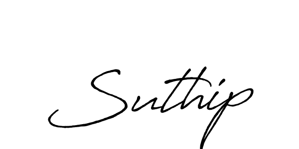 Make a short Suthip signature style. Manage your documents anywhere anytime using Antro_Vectra_Bolder. Create and add eSignatures, submit forms, share and send files easily. Suthip signature style 7 images and pictures png