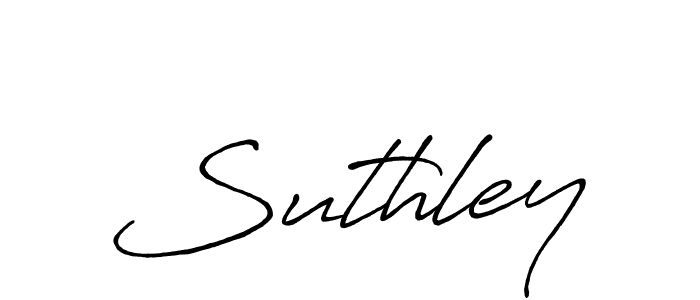 How to make Suthley signature? Antro_Vectra_Bolder is a professional autograph style. Create handwritten signature for Suthley name. Suthley signature style 7 images and pictures png