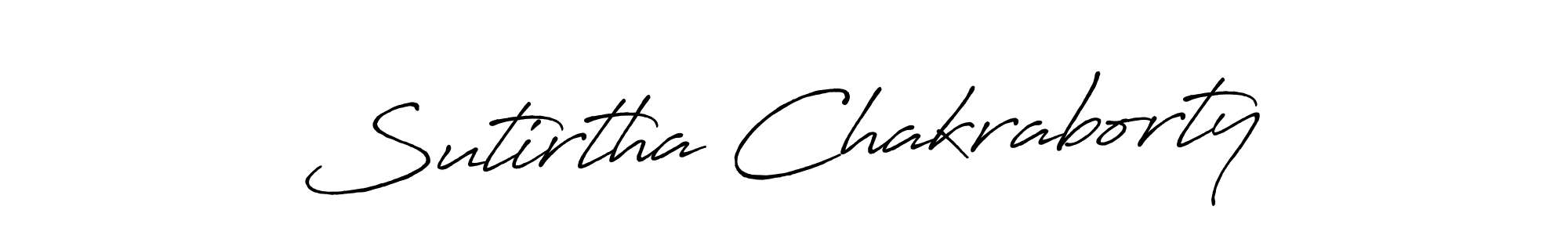 Make a beautiful signature design for name Sutirtha Chakraborty. Use this online signature maker to create a handwritten signature for free. Sutirtha Chakraborty signature style 7 images and pictures png