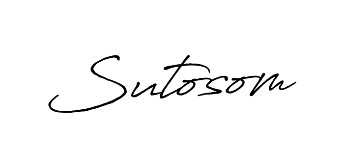 Make a short Sutosom signature style. Manage your documents anywhere anytime using Antro_Vectra_Bolder. Create and add eSignatures, submit forms, share and send files easily. Sutosom signature style 7 images and pictures png