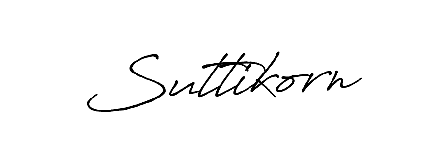How to make Suttikorn signature? Antro_Vectra_Bolder is a professional autograph style. Create handwritten signature for Suttikorn name. Suttikorn signature style 7 images and pictures png