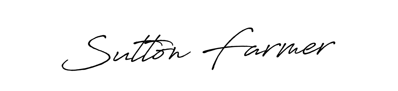 You can use this online signature creator to create a handwritten signature for the name Sutton Farmer. This is the best online autograph maker. Sutton Farmer signature style 7 images and pictures png