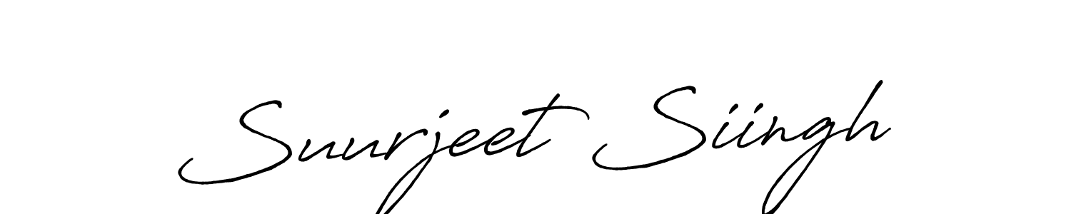 Make a short Suurjeet Siingh signature style. Manage your documents anywhere anytime using Antro_Vectra_Bolder. Create and add eSignatures, submit forms, share and send files easily. Suurjeet Siingh signature style 7 images and pictures png