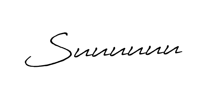if you are searching for the best signature style for your name Suuuuuu. so please give up your signature search. here we have designed multiple signature styles  using Antro_Vectra_Bolder. Suuuuuu signature style 7 images and pictures png
