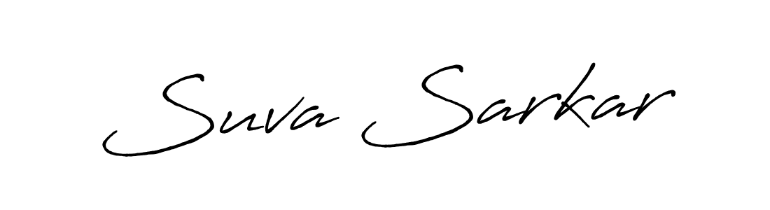 Also we have Suva Sarkar name is the best signature style. Create professional handwritten signature collection using Antro_Vectra_Bolder autograph style. Suva Sarkar signature style 7 images and pictures png