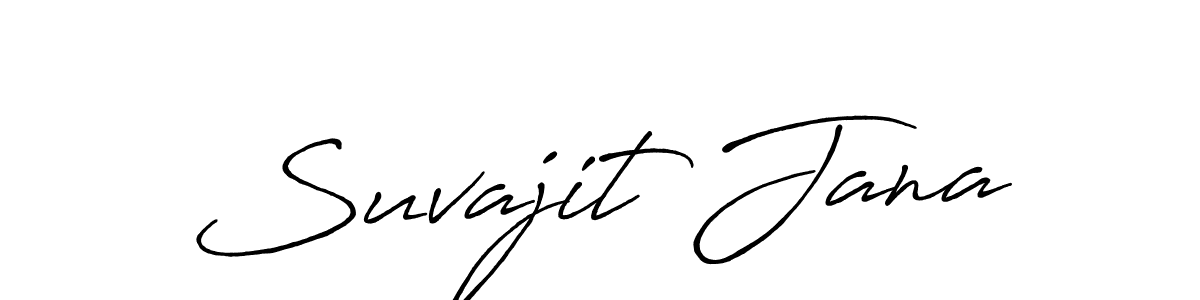 Make a beautiful signature design for name Suvajit Jana. Use this online signature maker to create a handwritten signature for free. Suvajit Jana signature style 7 images and pictures png