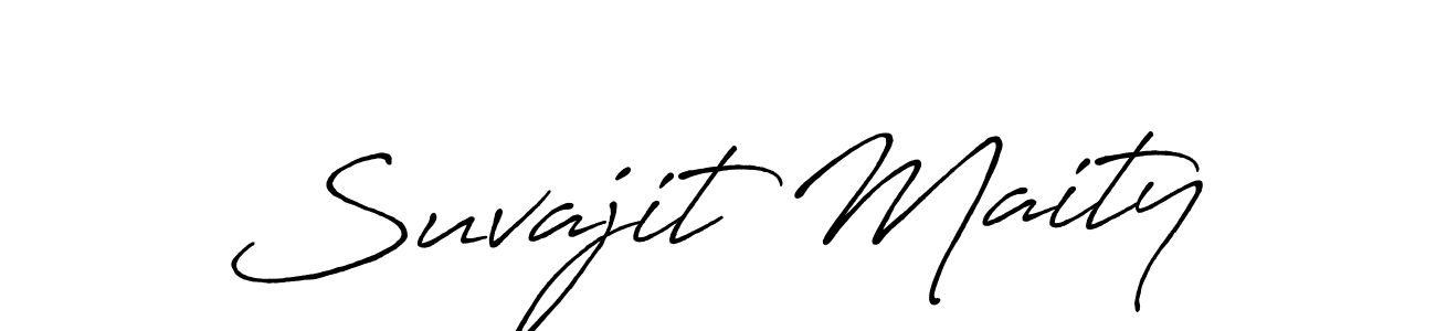 Also You can easily find your signature by using the search form. We will create Suvajit Maity name handwritten signature images for you free of cost using Antro_Vectra_Bolder sign style. Suvajit Maity signature style 7 images and pictures png