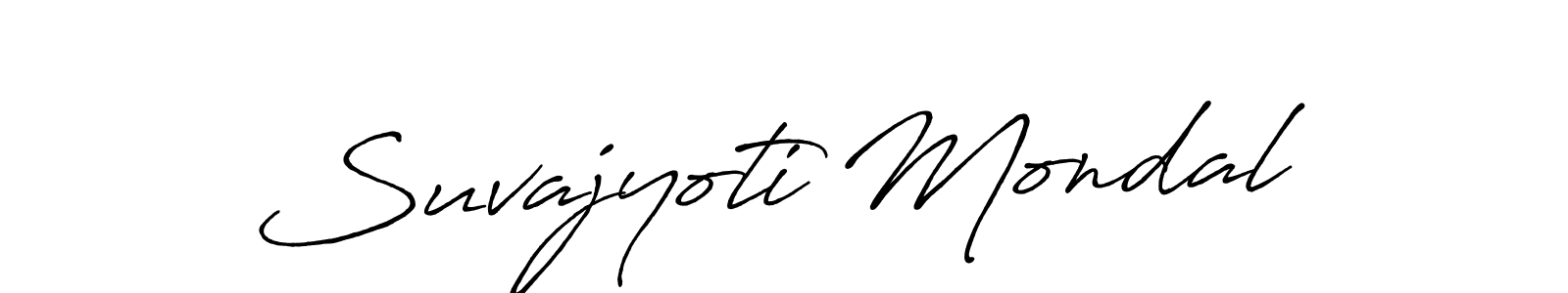 Also we have Suvajyoti Mondal name is the best signature style. Create professional handwritten signature collection using Antro_Vectra_Bolder autograph style. Suvajyoti Mondal signature style 7 images and pictures png