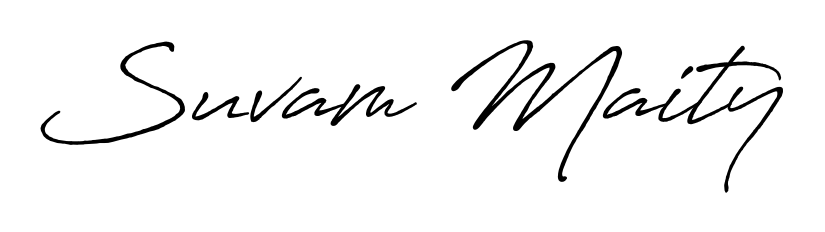 A modern signature idea for name Suvam Maity using Antro_Vectra_Bolder font. Clean strokes and elegant curves make it stand out instantly. Suvam Maity signature style 7 images and pictures png