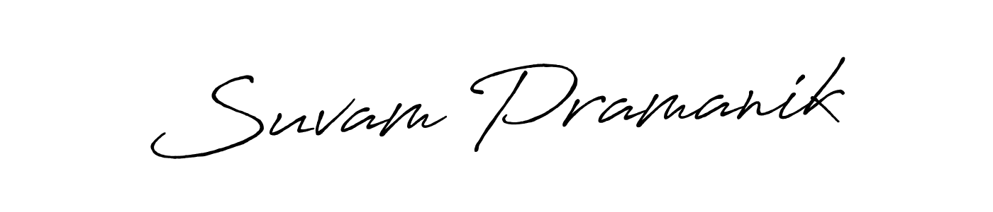The best way (Antro_Vectra_Bolder) to make a short signature is to pick only two or three words in your name. The name Suvam Pramanik include a total of six letters. For converting this name. Suvam Pramanik signature style 7 images and pictures png