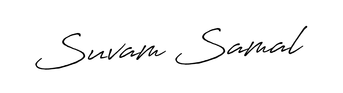 Make a short Suvam Samal signature style. Manage your documents anywhere anytime using Antro_Vectra_Bolder. Create and add eSignatures, submit forms, share and send files easily. Suvam Samal signature style 7 images and pictures png