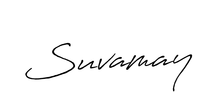 Make a beautiful signature design for name Suvamay. With this signature (Antro_Vectra_Bolder) style, you can create a handwritten signature for free. Suvamay signature style 7 images and pictures png
