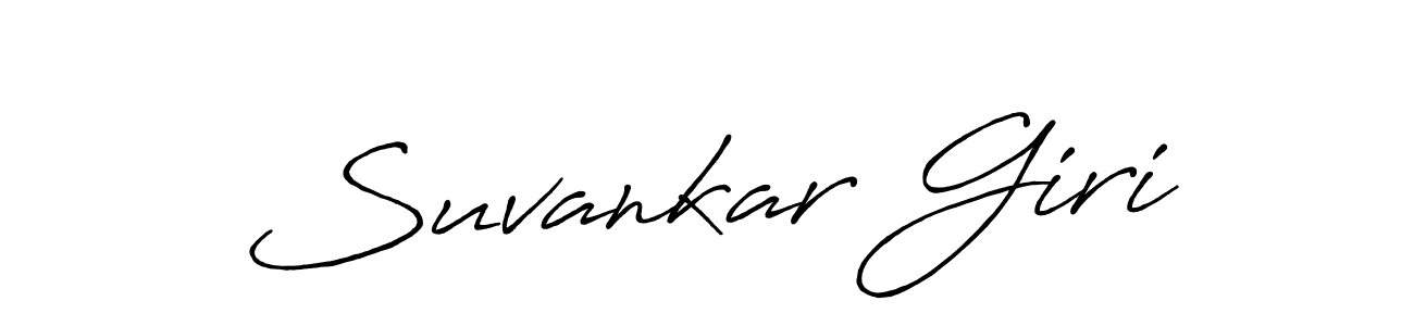 Similarly Antro_Vectra_Bolder is the best handwritten signature design. Signature creator online .You can use it as an online autograph creator for name Suvankar Giri. Suvankar Giri signature style 7 images and pictures png