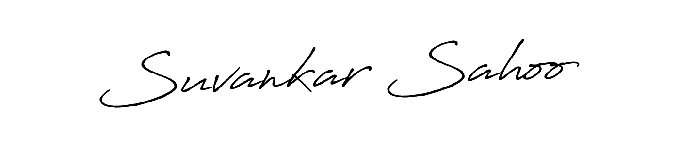 You should practise on your own different ways (Antro_Vectra_Bolder) to write your name (Suvankar Sahoo) in signature. don't let someone else do it for you. Suvankar Sahoo signature style 7 images and pictures png