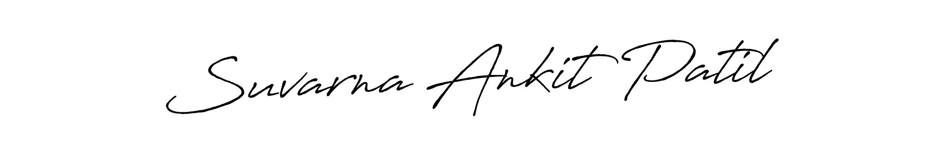 Make a short Suvarna Ankit Patil signature style. Manage your documents anywhere anytime using Antro_Vectra_Bolder. Create and add eSignatures, submit forms, share and send files easily. Suvarna Ankit Patil signature style 7 images and pictures png