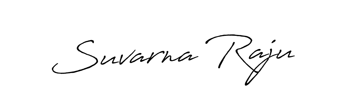 It looks lik you need a new signature style for name Suvarna Raju. Design unique handwritten (Antro_Vectra_Bolder) signature with our free signature maker in just a few clicks. Suvarna Raju signature style 7 images and pictures png