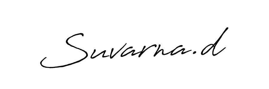 It looks lik you need a new signature style for name Suvarna.d. Design unique handwritten (Antro_Vectra_Bolder) signature with our free signature maker in just a few clicks. Suvarna.d signature style 7 images and pictures png