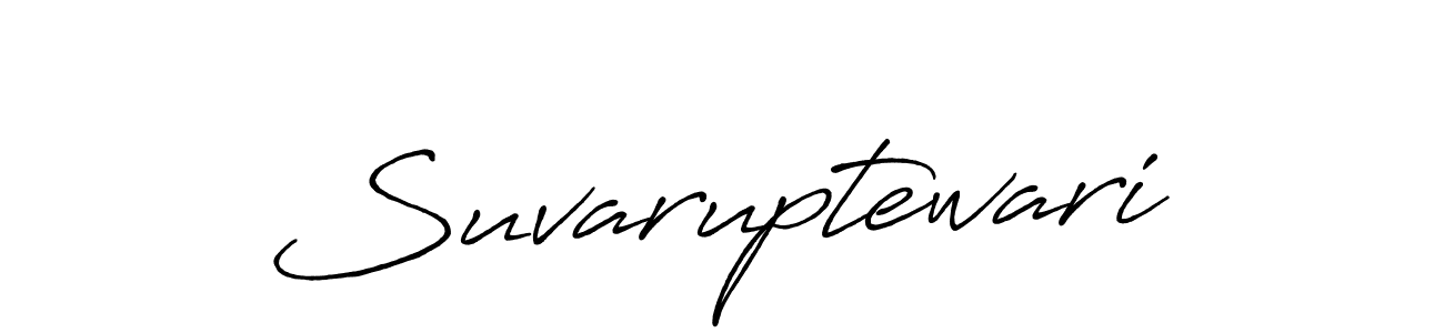 Also You can easily find your signature by using the search form. We will create Suvaruptewari name handwritten signature images for you free of cost using Antro_Vectra_Bolder sign style. Suvaruptewari signature style 7 images and pictures png