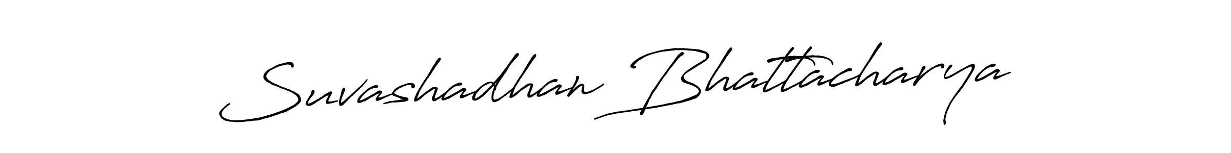 Use a signature maker to create a handwritten signature online. With this signature software, you can design (Antro_Vectra_Bolder) your own signature for name Suvashadhan Bhattacharya. Suvashadhan Bhattacharya signature style 7 images and pictures png