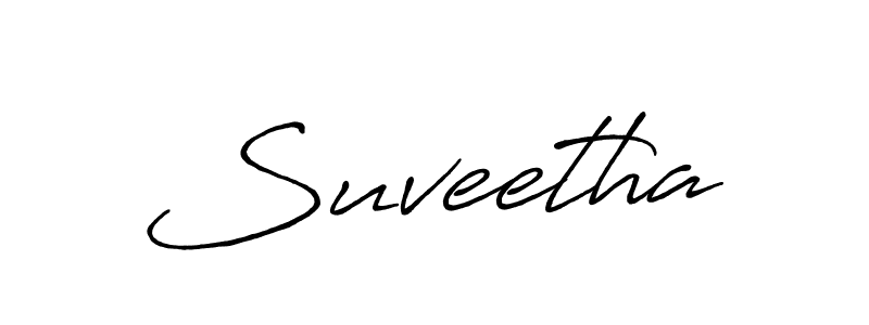 Also we have Suveetha name is the best signature style. Create professional handwritten signature collection using Antro_Vectra_Bolder autograph style. Suveetha signature style 7 images and pictures png