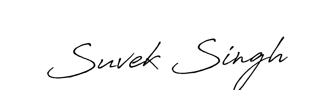 This is the best signature style for the Suvek Singh name. Also you like these signature font (Antro_Vectra_Bolder). Mix name signature. Suvek Singh signature style 7 images and pictures png